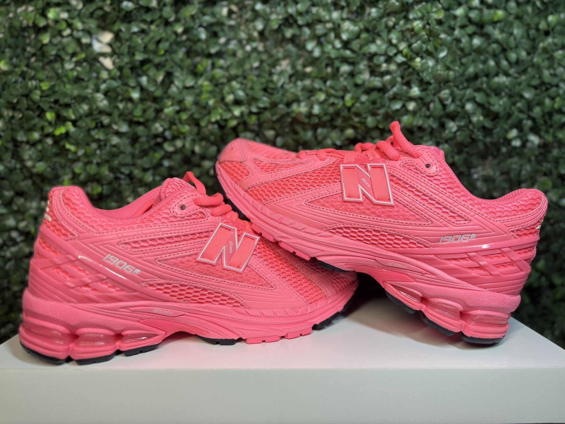 Pink sneakers