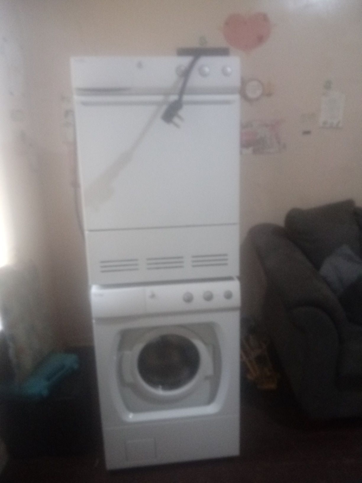 Stackable electric washer and dryer 300 or best offer