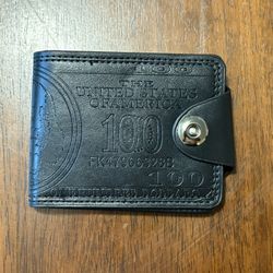 Black Men’s 100$ Bill Wallet