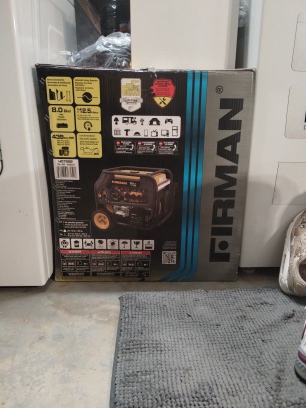 Generator Dual Fuel 9400 Watts Brand New