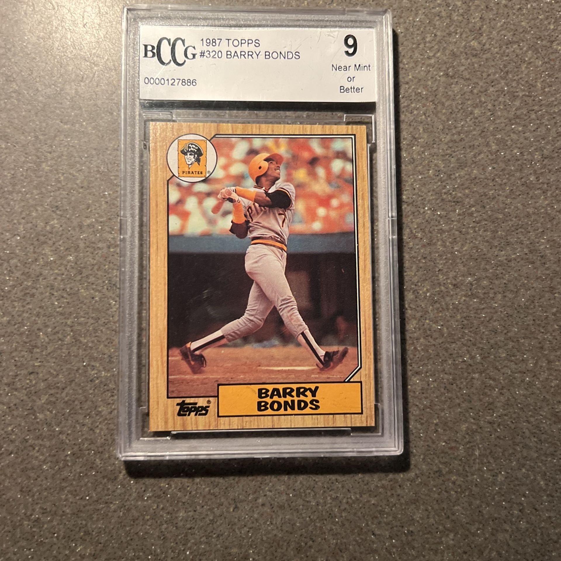 Barry Bonds Rookie Card Topps # 320