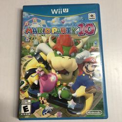 Nintendo Wii U Mario Party 10 Clean Condition 