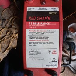 Red Snap'r Electric Fence Controller