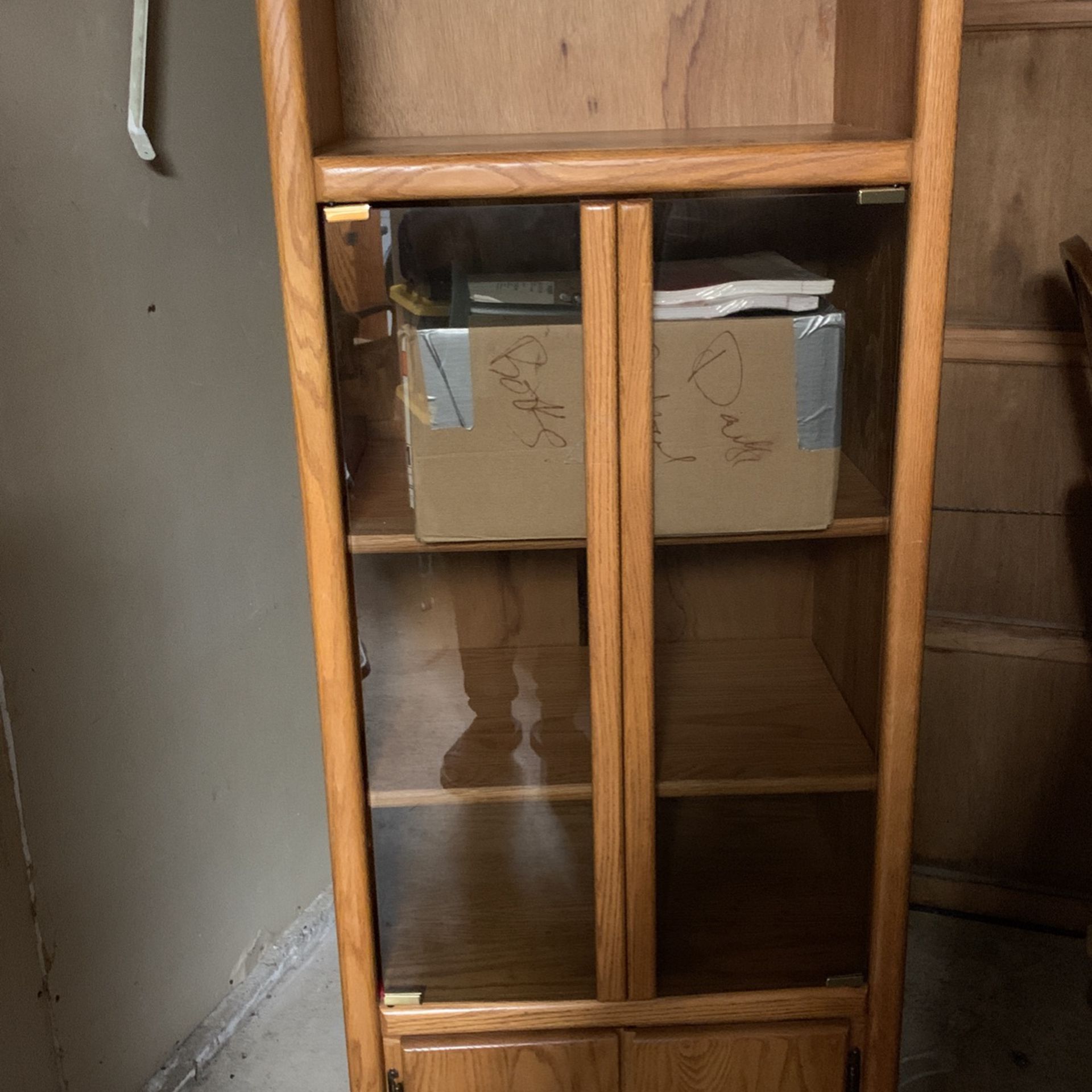Standing Entertainment/Book Armoire 
