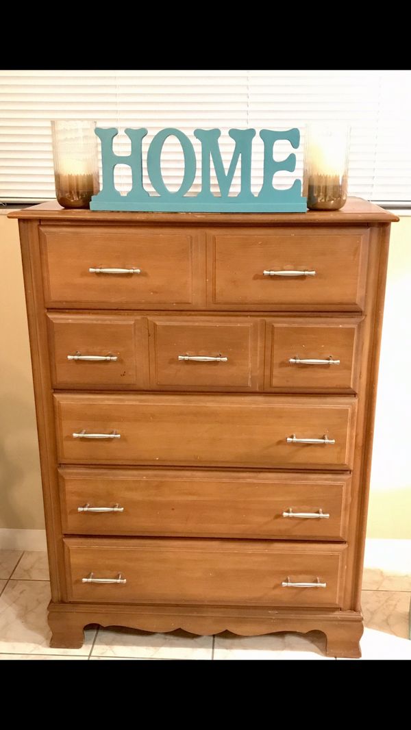 Sumter Cabinet Co Sc Antique Vintage Farmhouse Refinish Maple Wood Sumter Cabinet Co Sc Antique Vintage Farmhouse Refinish Maple Wood High Boy Dresser Shabby Chic Rustic Boca Raton