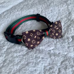 Luxury Dog Collar With A Bow