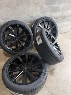 24” KOKO KUTURE WHEELS KAPAN GLOSS BLACk RIMS