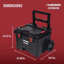 Husky Build-Out 22 in. Modular Tool Storage Rolling Tool Box