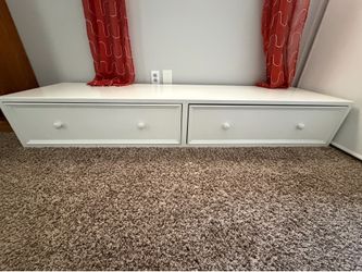 Extra-Long White Storage Console / Bench