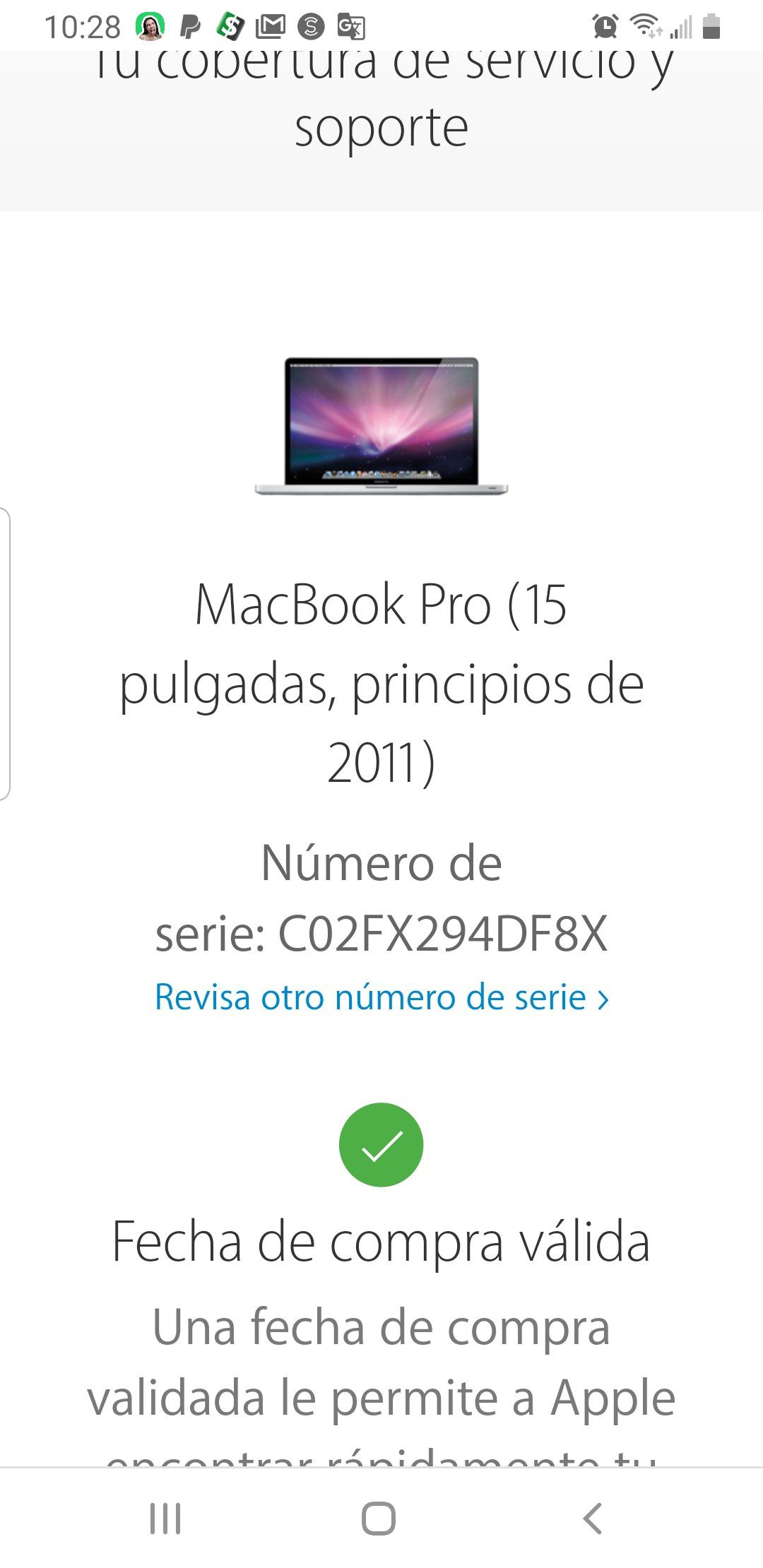 Laptop Macbook pro 2011core i7 16 gb 256 SSD NEW BATTERY
