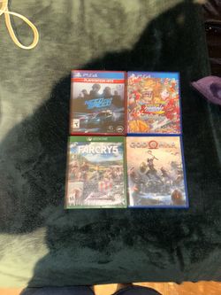 Disc games for xbox and ps4