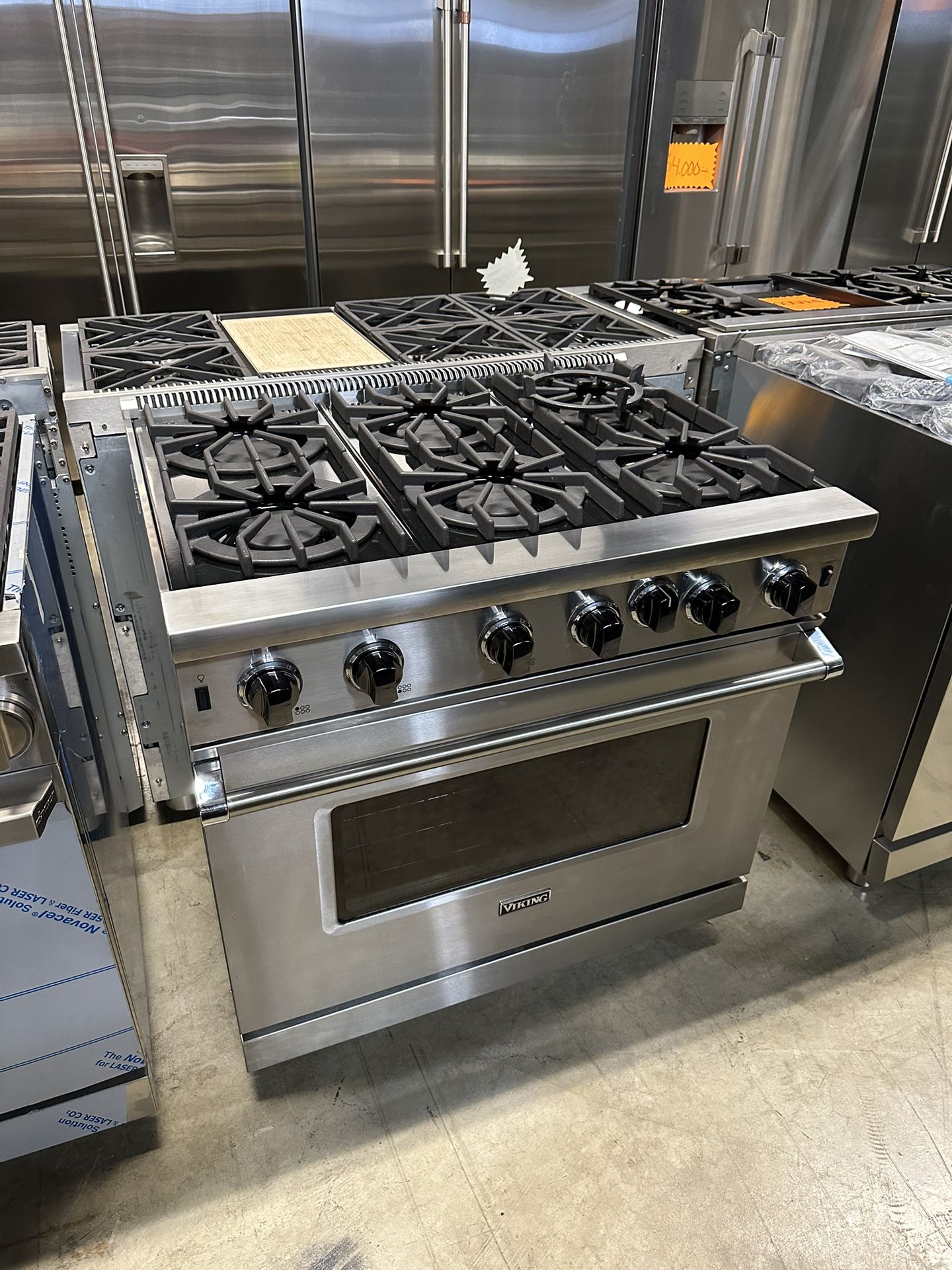 VIKING 36 inch gas stove new 