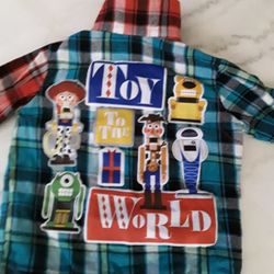 Toy Story Dress Shirt, Used 