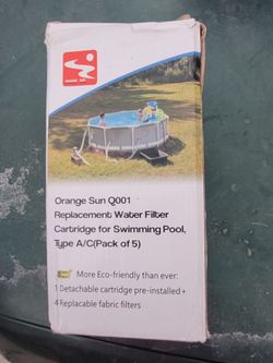 Orange Sun Q001 pool water filter NEW