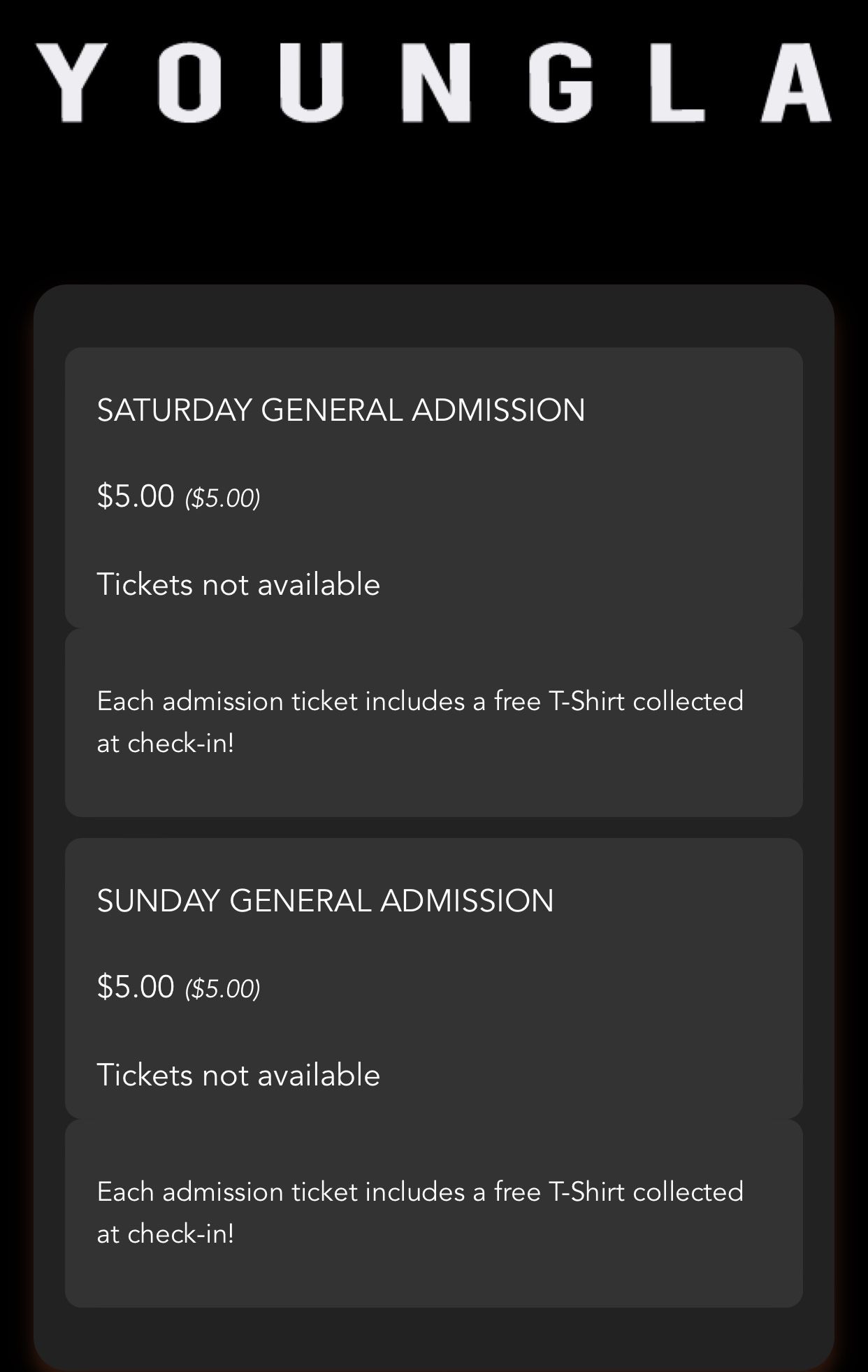 YoungLA Block Party Tickets for Sale in Santa Ana, CA - OfferUp