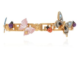 Versace Dua Lipa Crystal Butterfly Necklace