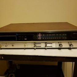 Vintage Magnavox Matrix 8 Track FM AM Stereo Receiver AS IS for Parts or Repair