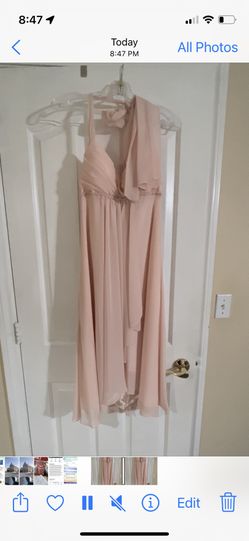 Brand New Dress Tag On . Peach Size 6