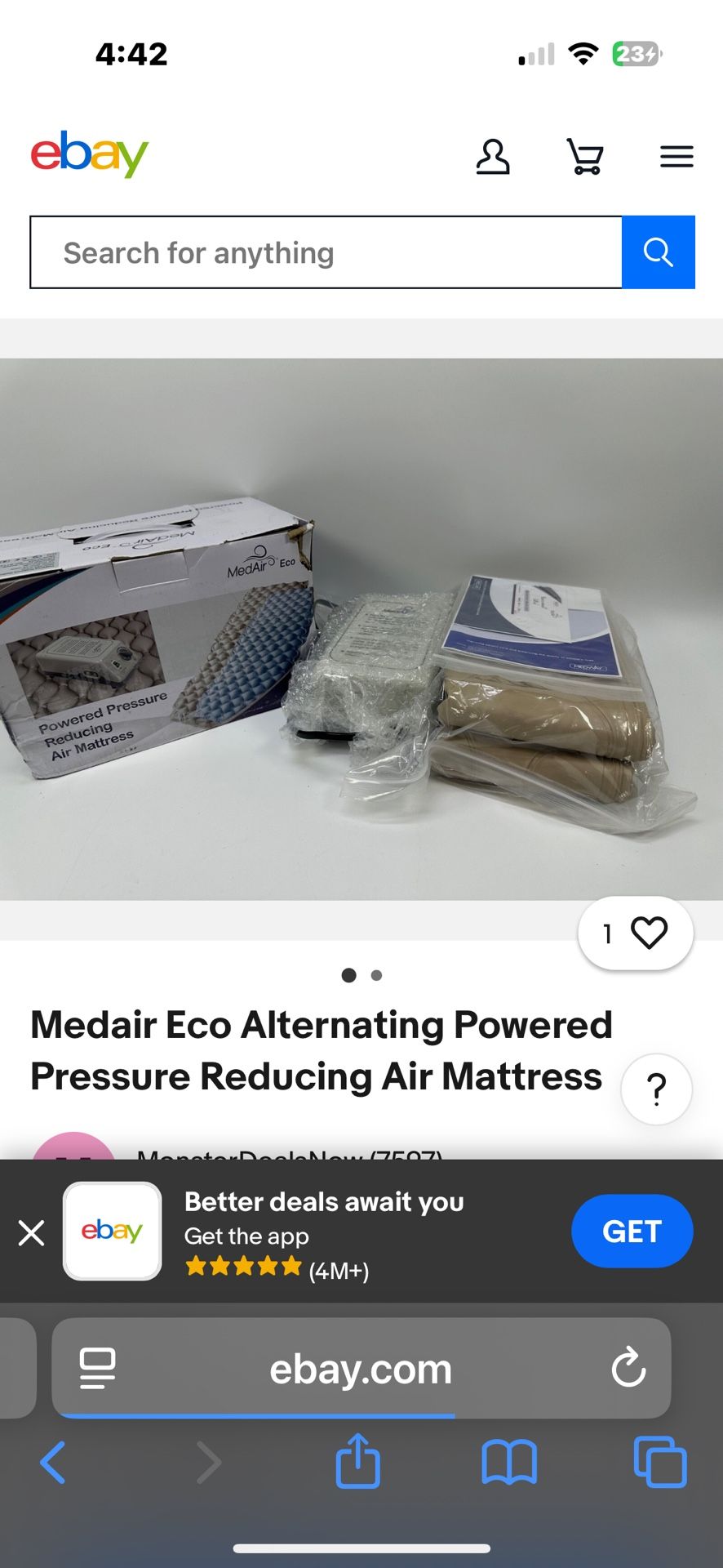 Premium Alternating Air Mattress Pad With Ultra-Quit Alternating Pump