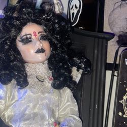 Gothic Hand painted Doll