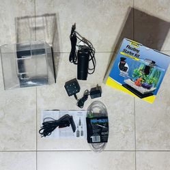 Tetra Floating Starter Kit 1.5 Gallon Cube Aquarium