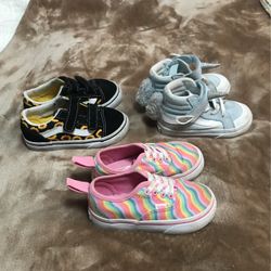 Vans Kids Shoes Lot - Lightly Used 