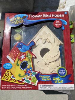 Bird House Painting Kit