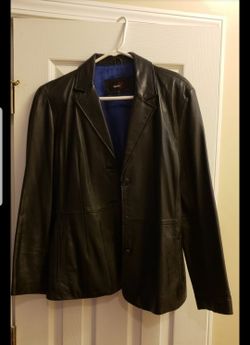 Studio Y leather women's jacket -Large