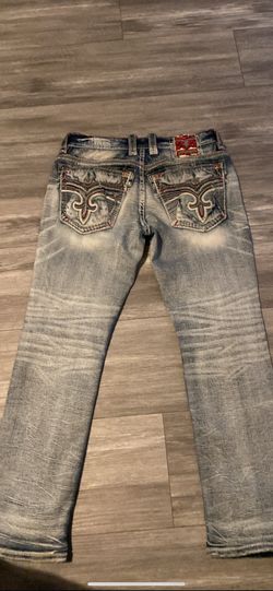 light blue rock jeans