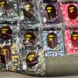 Bape Hoodies Sizes S-XL