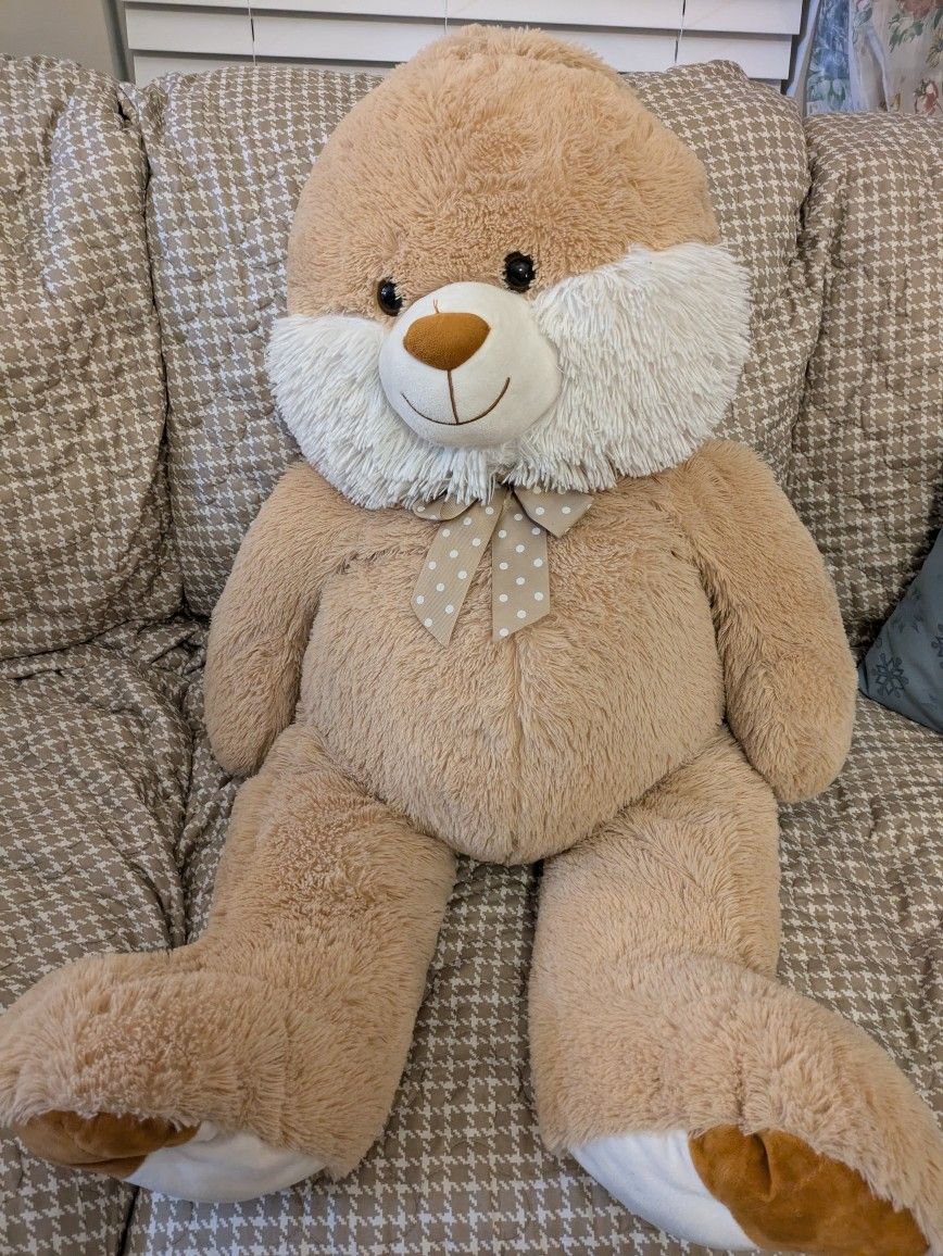 Oversized Blush Bunny Rabbit 40" Tall
