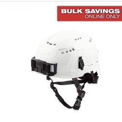 BOLT White Type 2 Class C Vented Safety Helmet Slightly Dirty