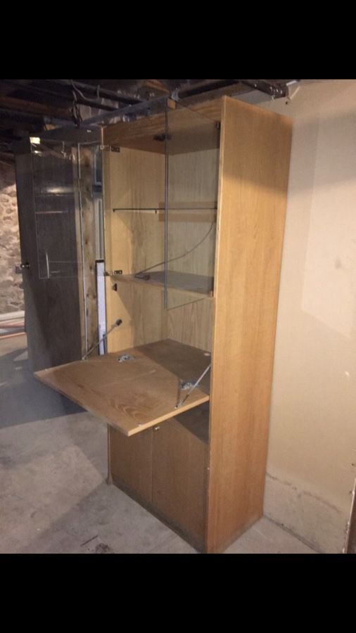 Wooden Desk Cabinet