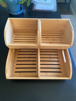 Bamboo Storage Bins