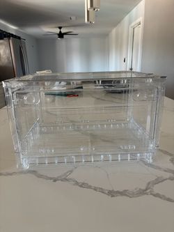 Acrylic storage containers - $15 each