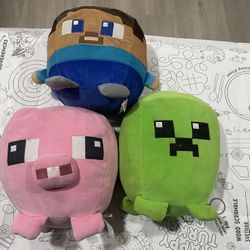 Minecraft Plushies 