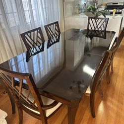7 Piece Dining Set (cherry)