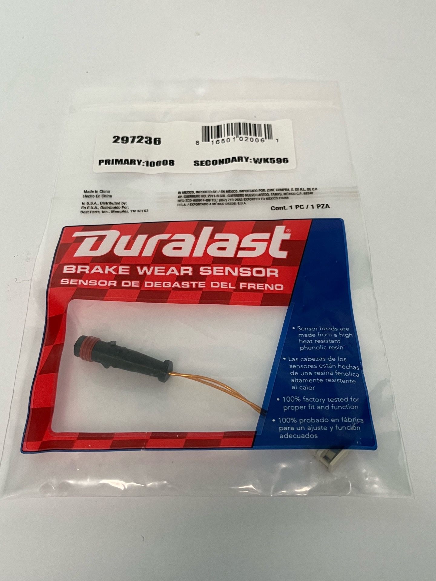 DURALAST Brake Wear Sensor