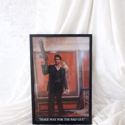 Framed Movie Poster – Black Frame, Excellent Condition