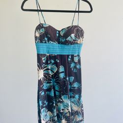 B.Darlin Butterfly Summer Dress XS or Misses 3/4