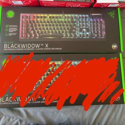 Razor black widow v4 X gaming keyboard