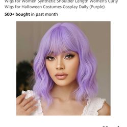 Purple Wig