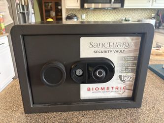 Title: Biometric Fingerprint Safe – Sanctuary Security Vault (Like New)