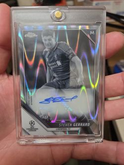 Soccer card auto Liverpool