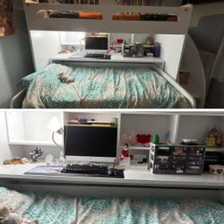 Multimo Bunk Bed with Desk and Storage/Trundle