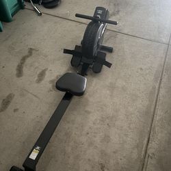 Stamina ATS Air Rower Machine with Smart Workout App - Foldable Rowing Machine with Dynamic Air Resistance for Home Gym Fitness - Up to 250 lbs Weight