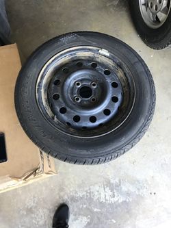 Rim and tire for sale