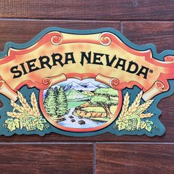(11) Sierra Nevada Logo Tin Beer Sign - 20” x 11”