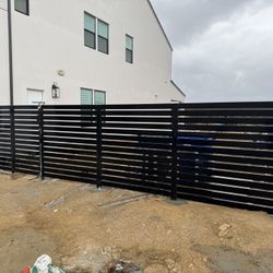 4x1 metal fences with powder coating
