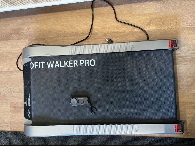 Egofit walker pro-M1 barely used! Less than 1 year old Comes with speed adjusting remote Great for people who work from home